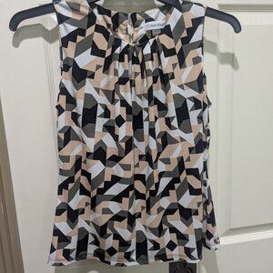 Calvin Klein Women's Sleeveless Top - Petite Medium